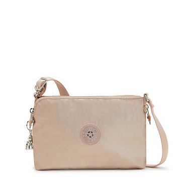 Kipling Boyd Metallic Crossbody Bags Gold Charm Metallic | AU 1095XY